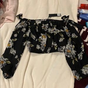 Long sleep crop. Never worn with tags